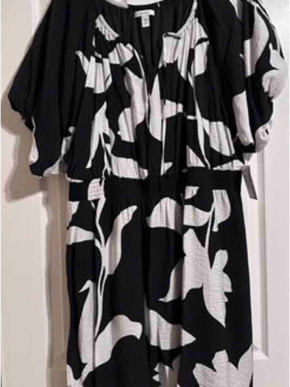 Nine West Puff Sleeve Cinches Mini Dress Size 2X